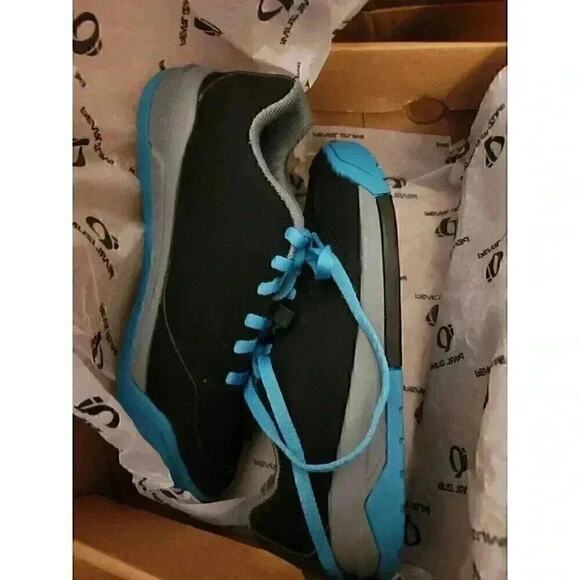 Pearl Izumi X-Alp Flow Cycling Shoes - Mountain Bike Black/Teal - Size 5.5 US - Picture 3 of 5